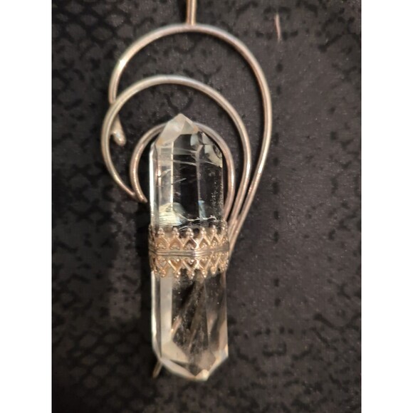 Vintage Quatz Natural Healing Crystal Pendant Hand Made - Picture 4 of 7